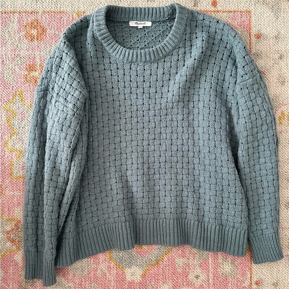 madewell basketweave-stitch sweater - Picture 2 of 5
